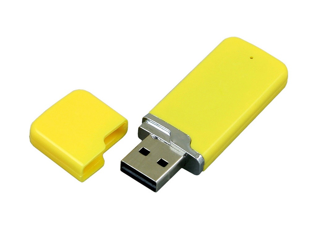 Флеш-накопитель USB 2.0 объемом 8 ГБ с уникальным колпачком