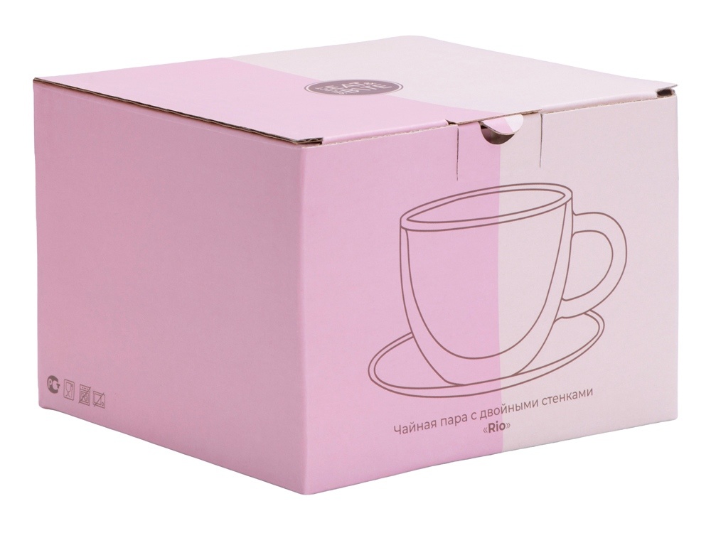 Чайная пара с двойными стенками Rio