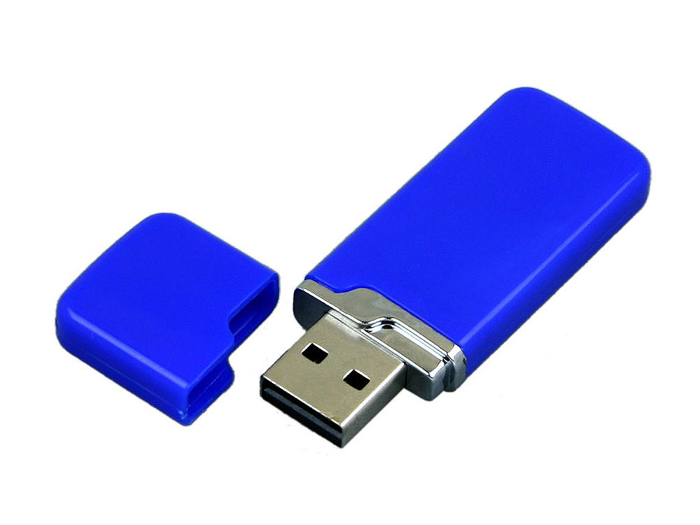 Флеш-накопитель USB 2.0 объемом 8 ГБ с уникальным колпачком