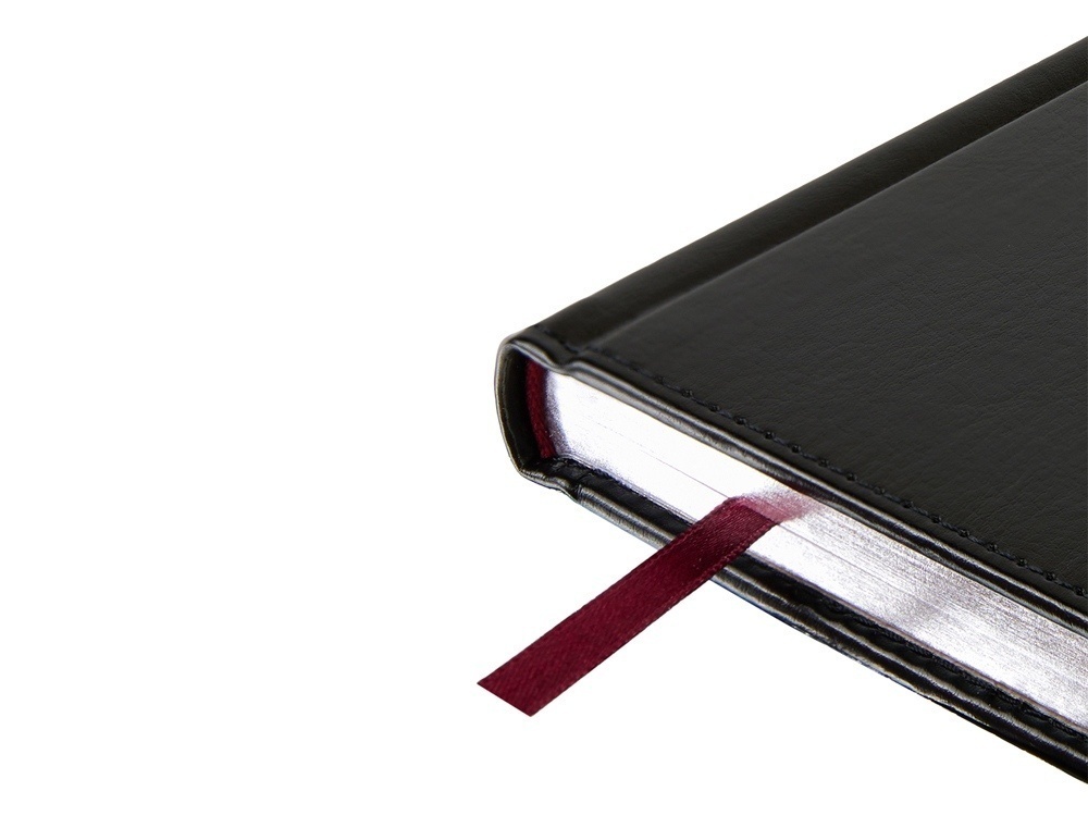 Ежедневник недатированный А5 Sidney Nebraska с серебряным срезом и уголками