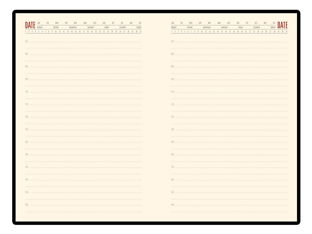 Ежедневник недатированный А5 London