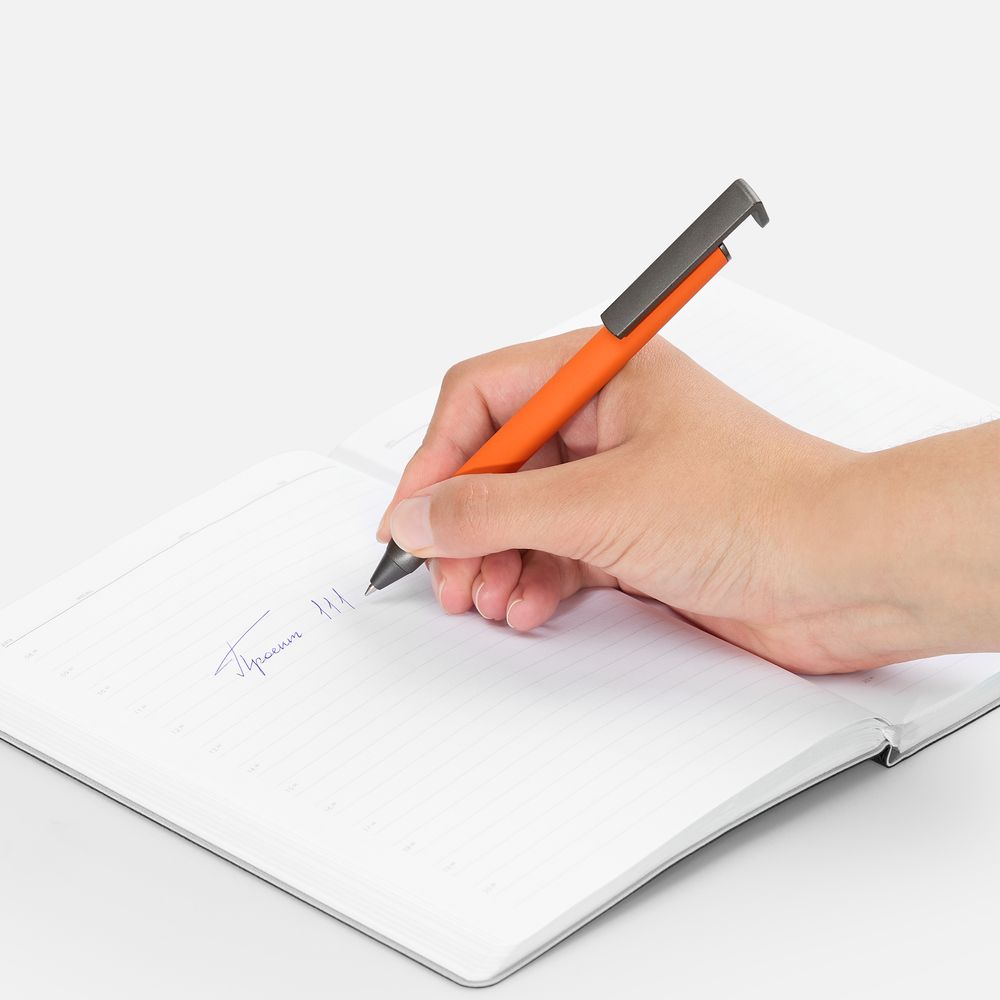 Ручка шариковая Standic с подставкой для телефона