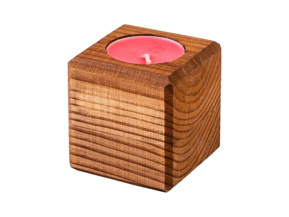 Свеча в декоративном подсвечнике Роза