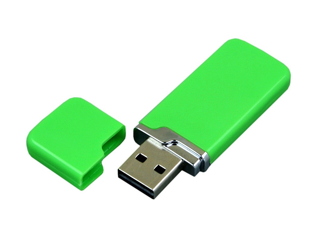 Флеш-накопитель USB 2.0 объемом 8 ГБ с уникальным колпачком