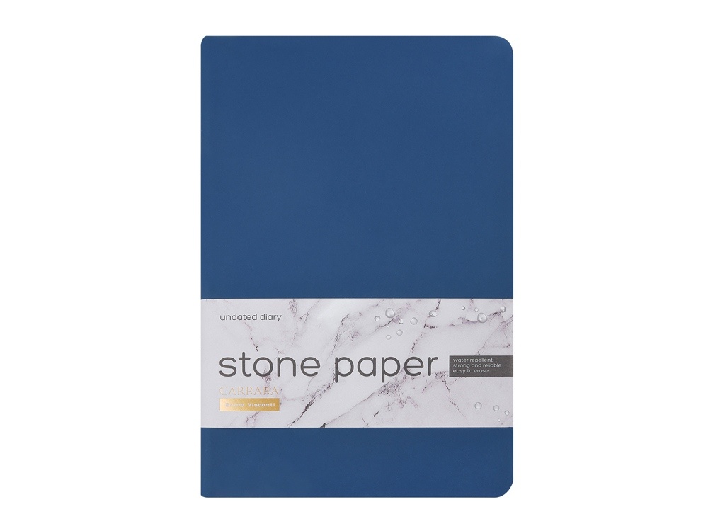 Ежедневник с каменной бумагой недатированный А5 Carrara