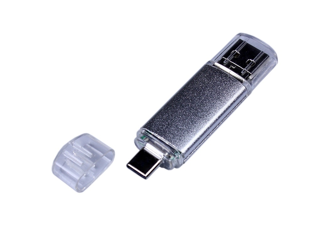 Флеш-накопитель 32 Гб с интерфейсами USB 3.0, micro USB и Type-C