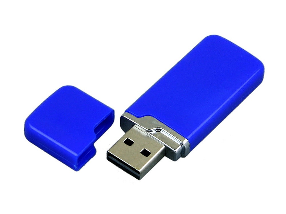 Флеш-накопитель USB 2.0 объемом 8 ГБ с уникальным колпачком
