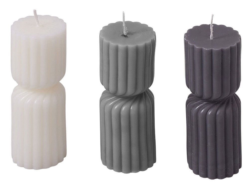 Набор свечей с гранями Vela