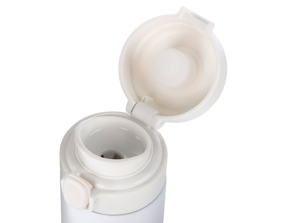 Вакуумная термокружка c кнопкой Guard, soft-touch, 400 мл