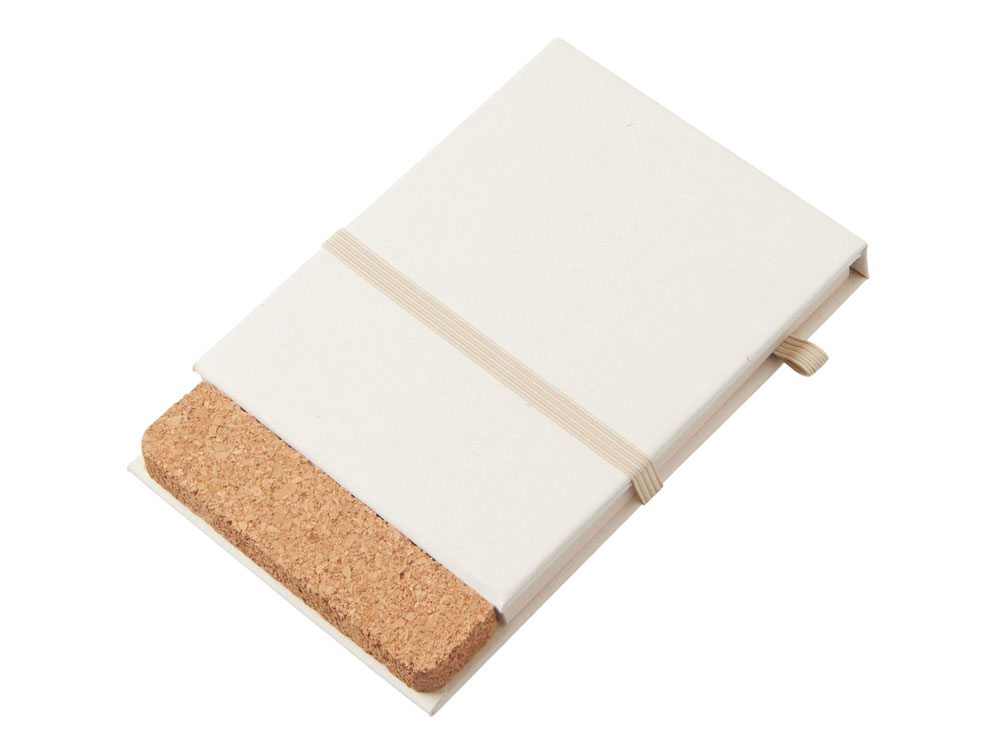 Блокнот А6 Milky S с подставкой из пробки