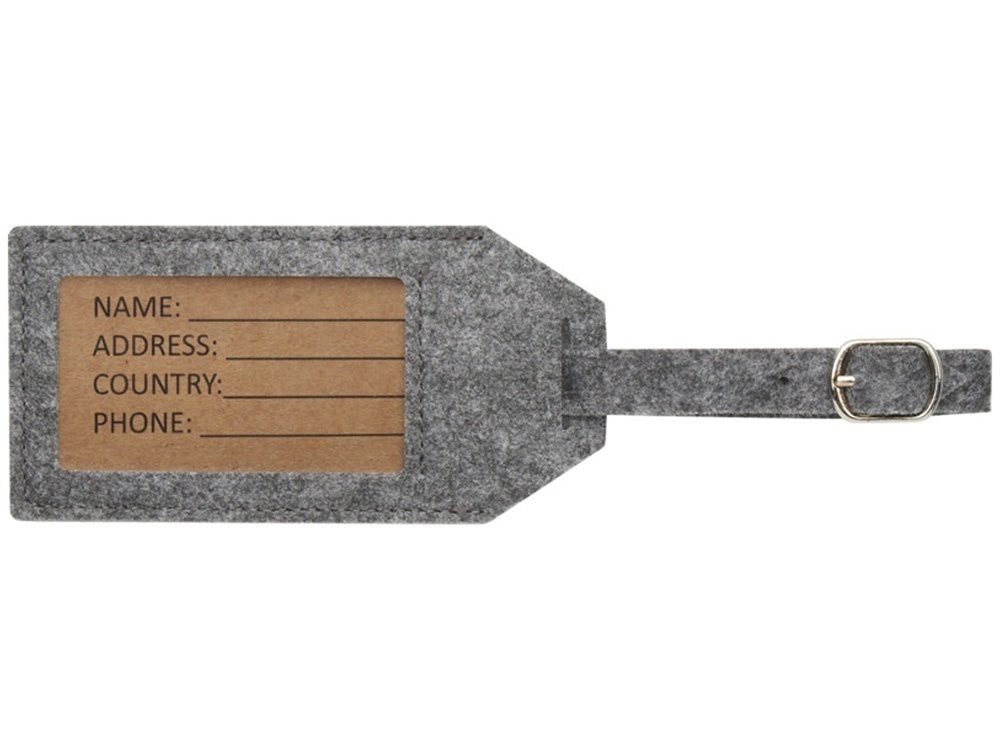Багажная бирка из RPET-фетра Tie