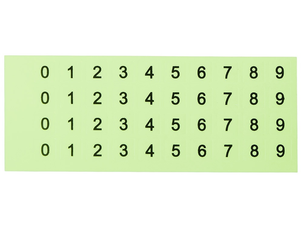 Парковочная визитка Tempark v.2 с люминесцентной подсветкой
