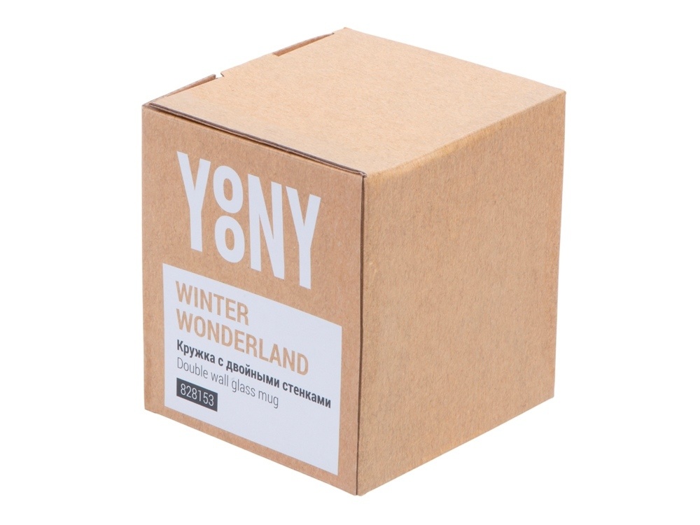 Кружка с двойными стенками с елочкой внутри Winter Wonderland