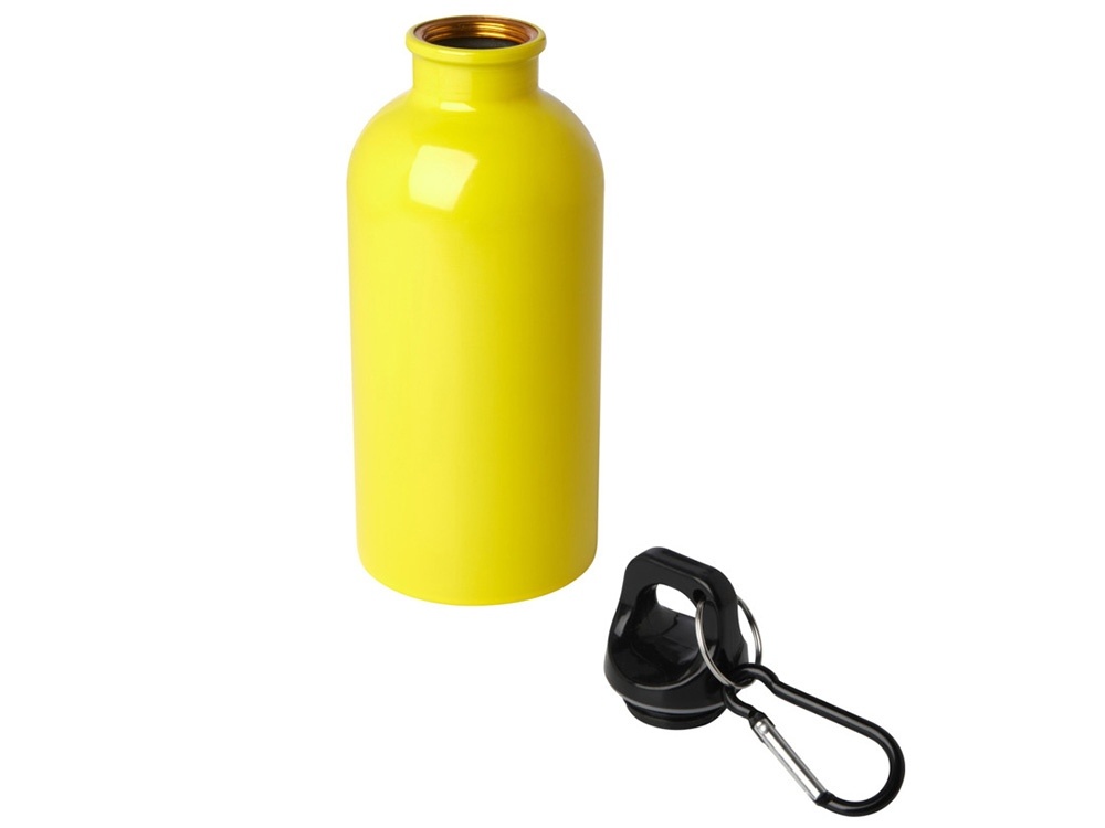 Одностенная бутылка для воды с карабином Oregon, 400 мл