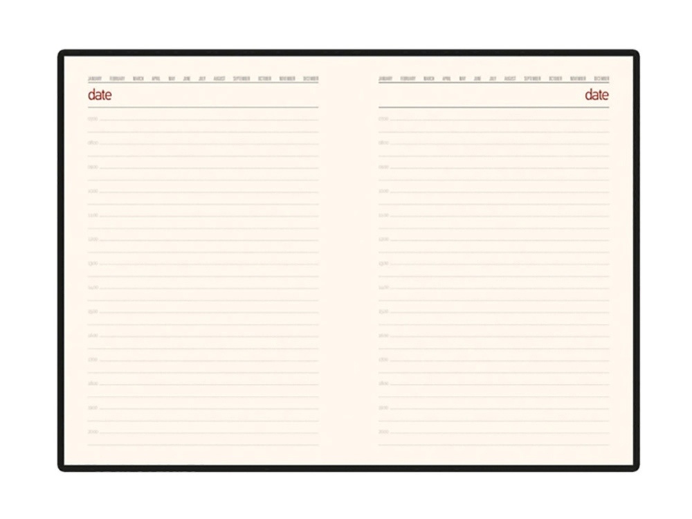 Ежедневник недатированный А5 Senate с магнитным клапаном