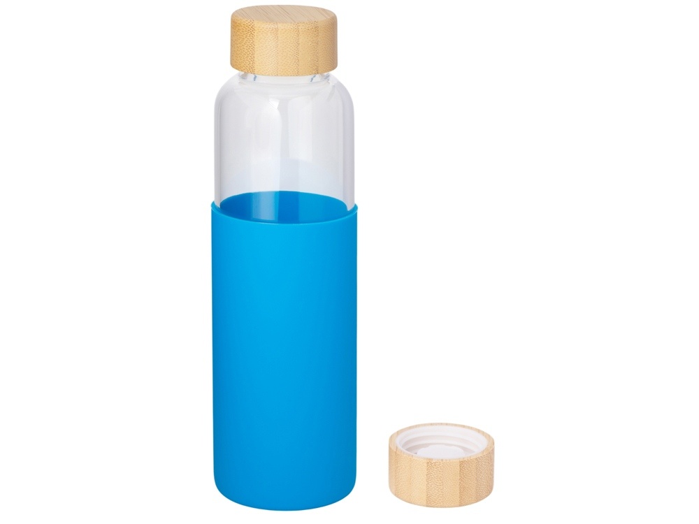 Стеклянная бутылка для воды в силиконовом чехле Refine