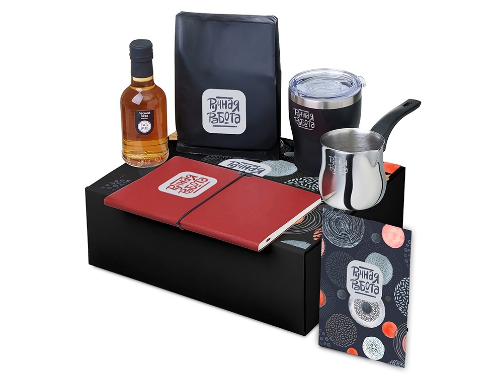 Подарочный набор Re:y. Routine с туркой, термокружкой и кофе