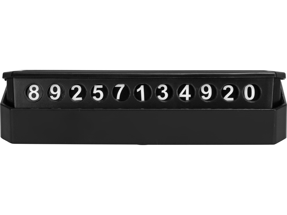 Табличка Tempark с номером телефона для временной парковки