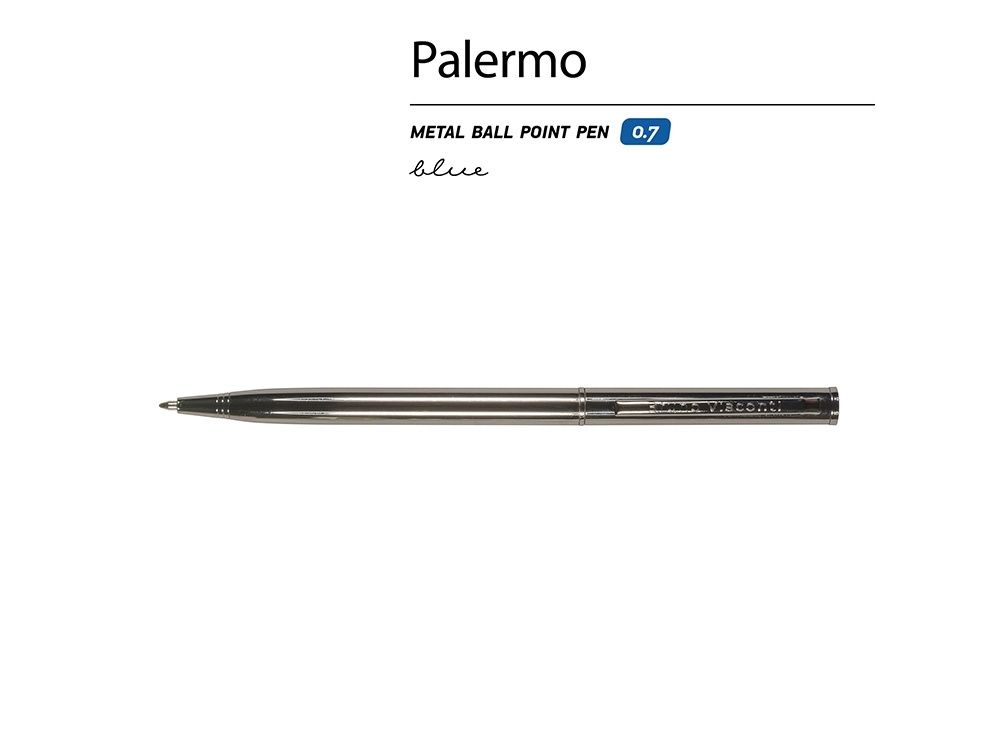 Ручка металлическая шариковая Palermo